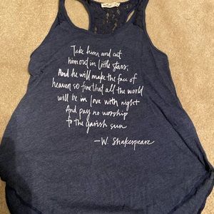 Navy blue tank top